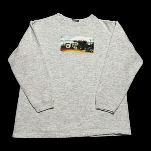 Vintage 90s Arizona Jean Co Gas Station Gray Crewneck Sweatshirt Women's XL